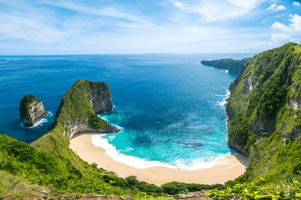 View of Nusa Penida.