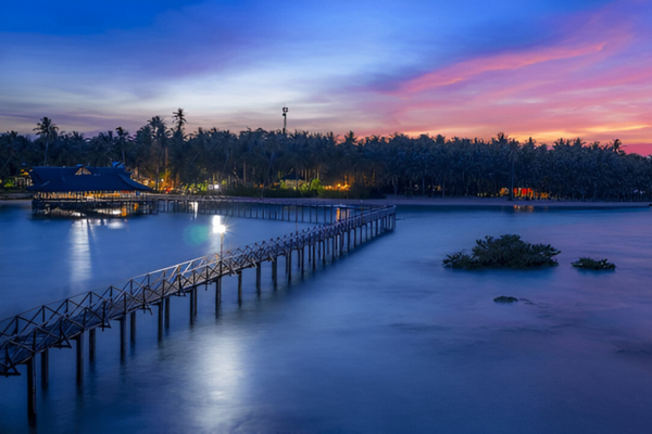 Sunset views at Siargao.