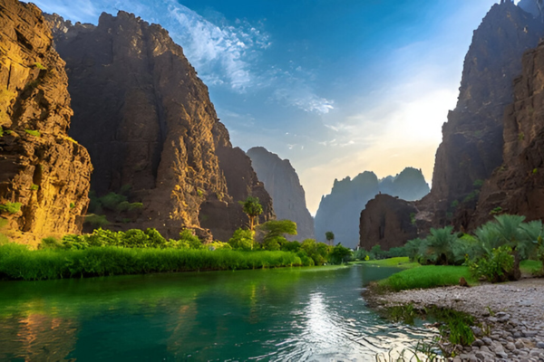 Wadi Al-Disah in the Tabuk.