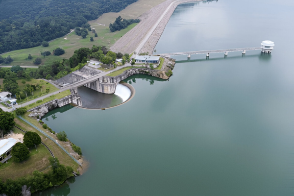 Beautiful view of nature in Kuala Kubu Bharu, Malaysia.