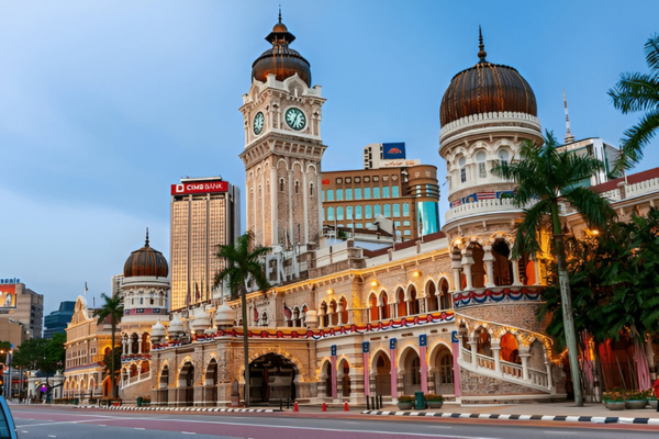 The Sultan Abu Samad an important historical spot of Kuala Lumpur.