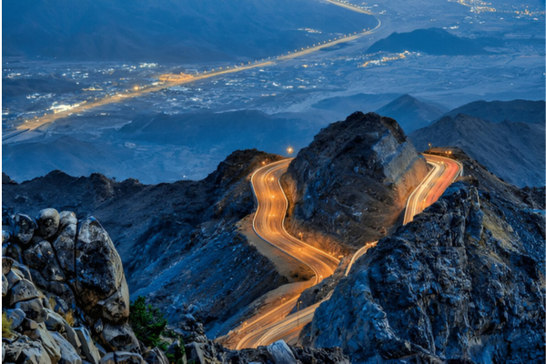 Beautiful landscapes of Taif.