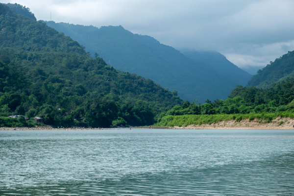Mountains and rivers of Jaflong in Sylhet.