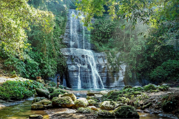 The beautiful Hum Hum Waterfall at Moulvibazar of Sylhet.