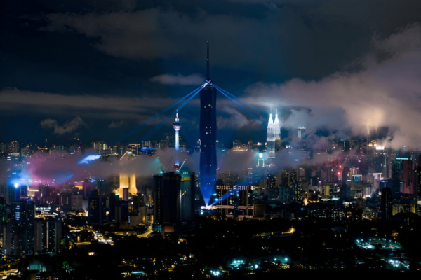 Merdeka 118 attracts tourists in Kuala Lumpur because it is the second tallest building of the world.