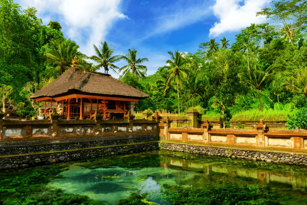 Trita Empul Temple is naturally very attractive.