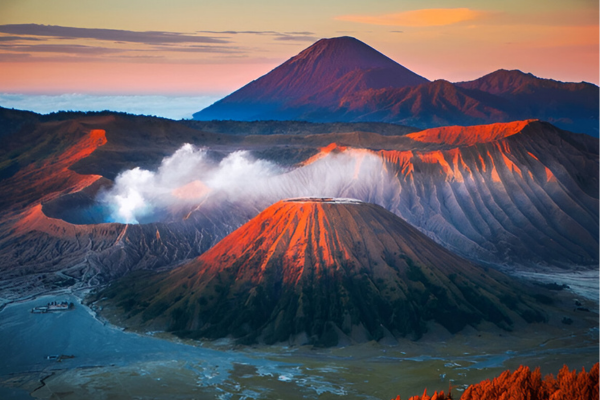 Visually stunning scenario of Mount Borno.