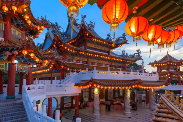Thean Hou Temple is one of the most attractive temples in Kuala Lumpur.